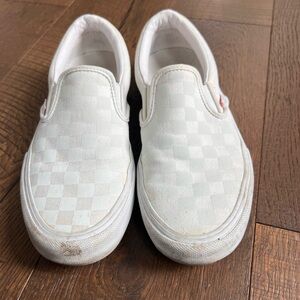 Women’s Reflective Checkered Vans